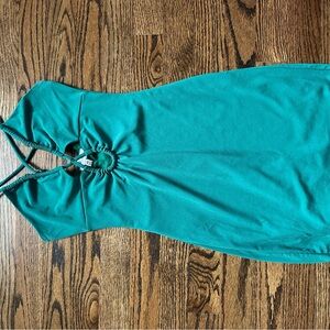 Teal Sleeveless Dress